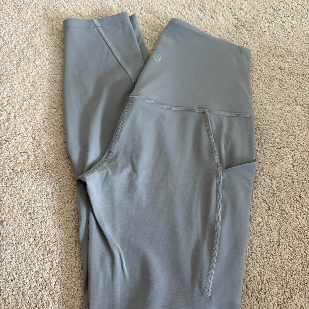 Lululemom high rise align pant with pocket size 4, inseam 25”